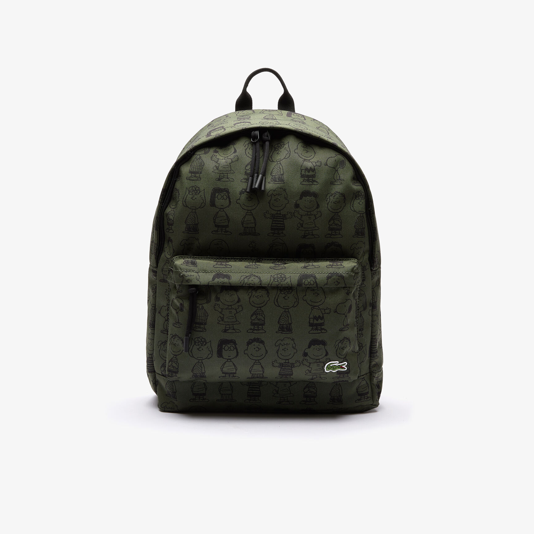 Men’s Lacoste x Peanuts Print Canvas Backpack Men’s Lacoste x Peanuts Print Canvas Backpack
