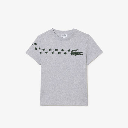 Croc Print Cotton T-shirt