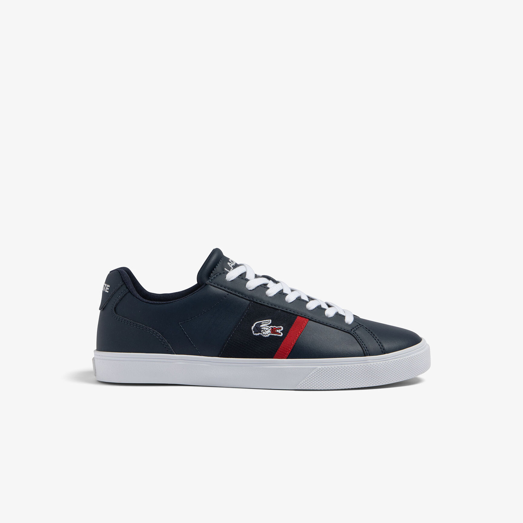 Men's Lacoste Lerond Pro Leather Tricolour Trainers Men's Lacoste Lerond Pro Leather Tricolour Trainers