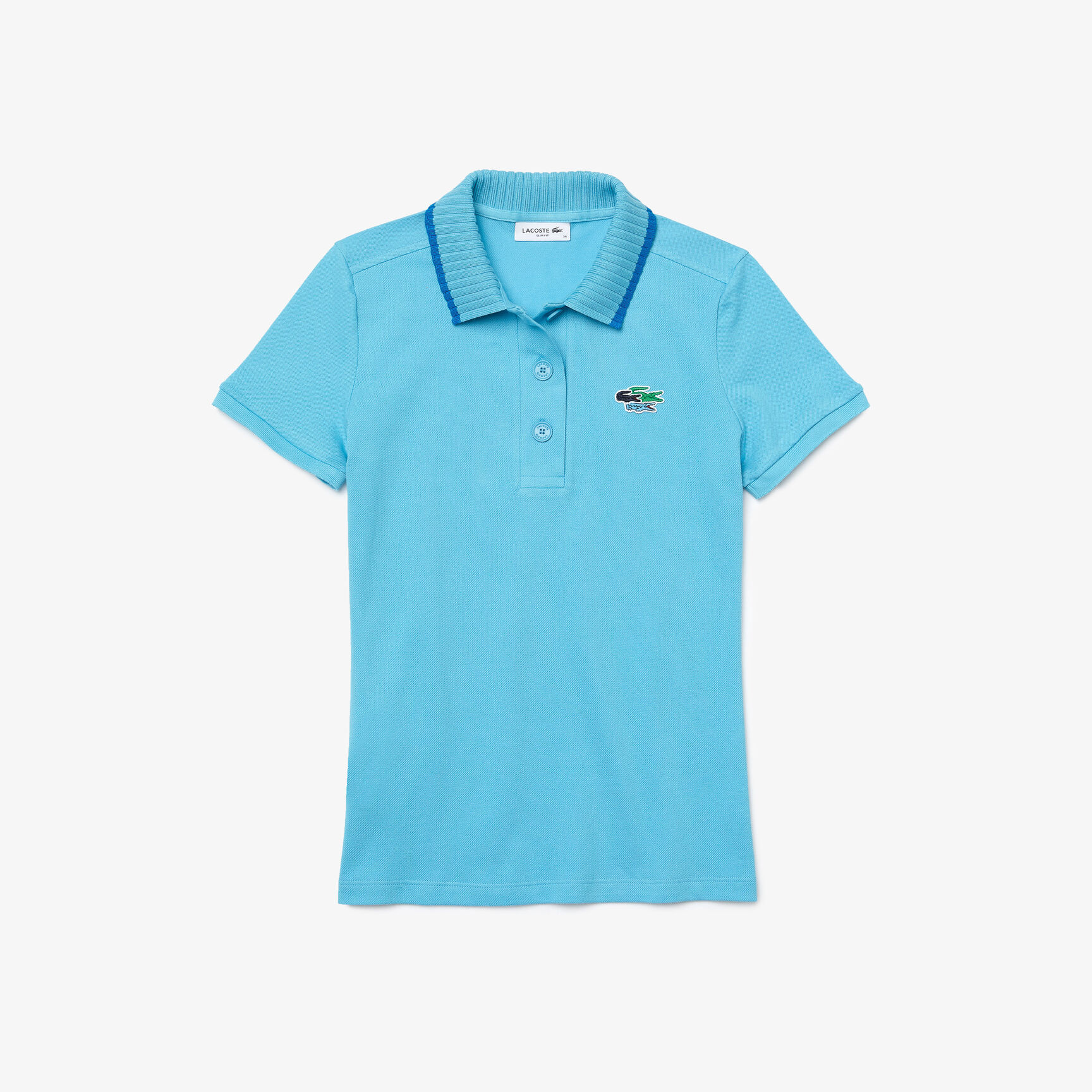 Women&rsquo;s Lacoste Slim Fit Crocodiles Organic Cotton Piqu&eacute; Polo