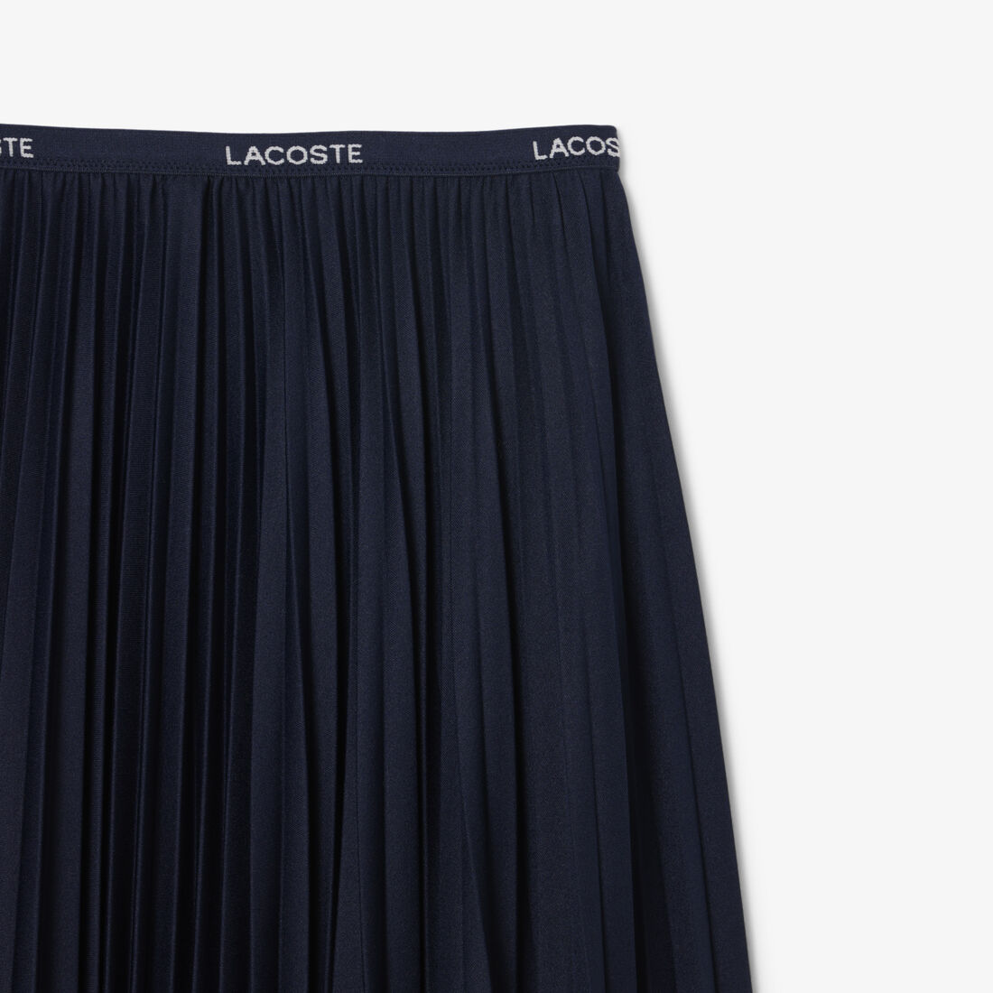 تنورة طويلة مطوية بخصر مطاطي تنورة طويلة مطوية بخصر مطاطي