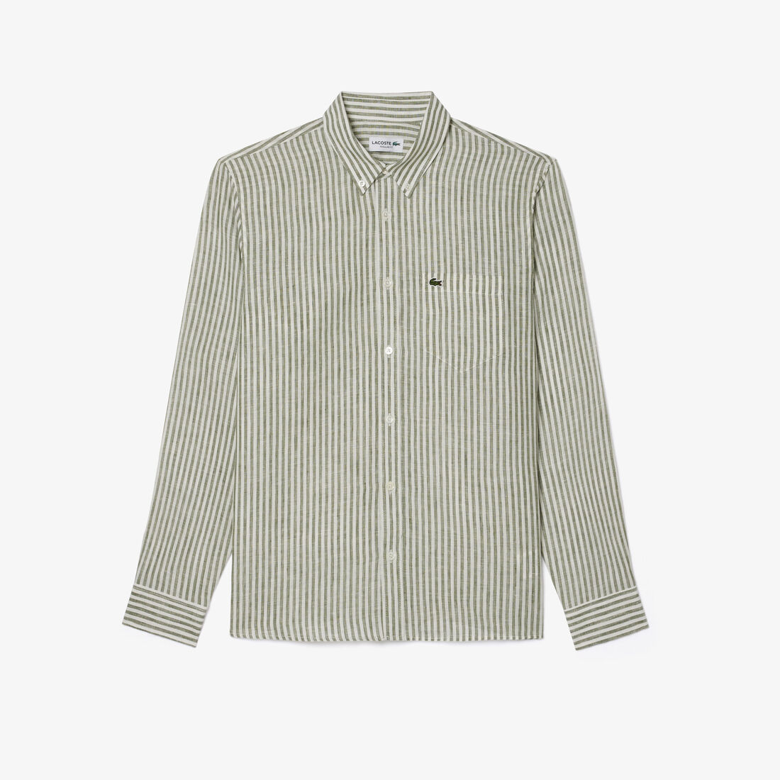 Regular Fit Striped Linen Shirt Regular Fit Striped Linen Shirt