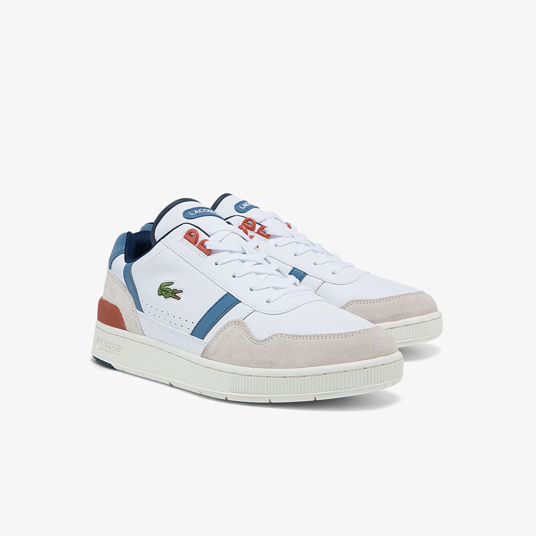 Men's T-Clip Leather and Synthetic Colour-Pop Sneakers Men's T-Clip Leather and Synthetic Colour-Pop Sneakers