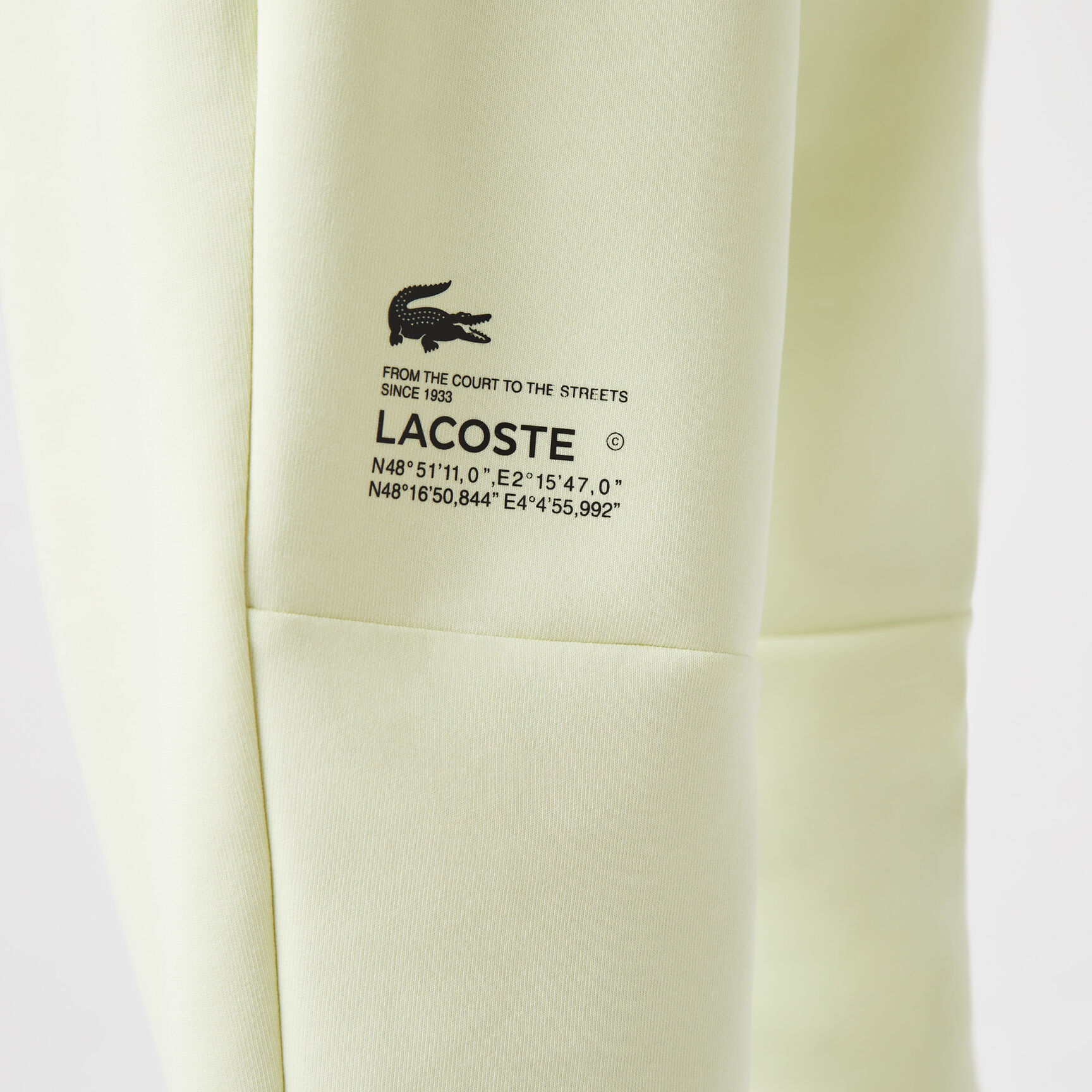 Men's Lacoste Slim Fit Oversised Branded Trackpants