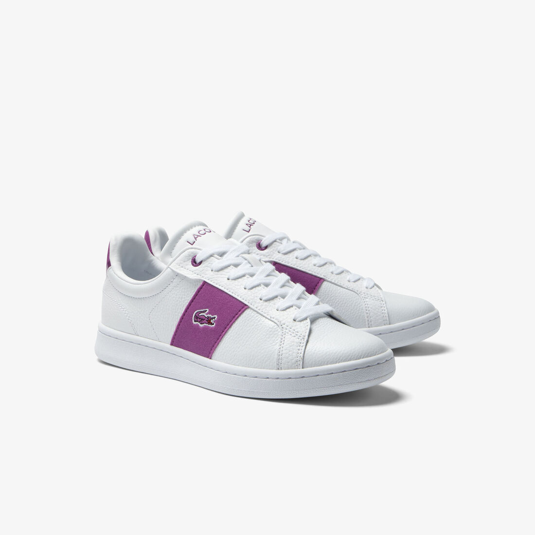 Women's Lacoste Carnaby Pro Leather Colour Block Trainers Women's Lacoste Carnaby Pro Leather Colour Block Trainers