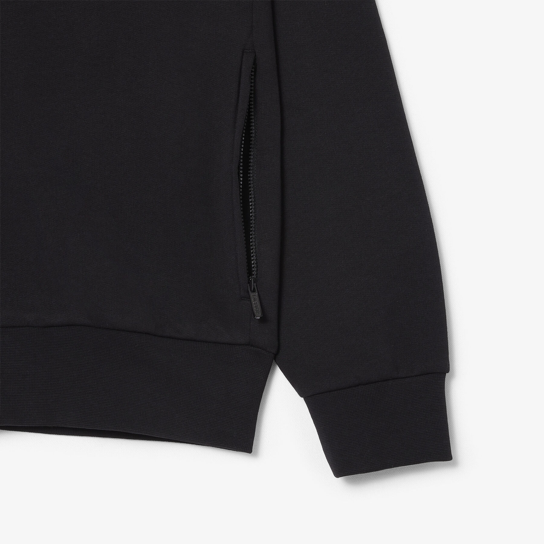 Zip-Up High Neck Fleece Sweatshirt lacoste zip up high neck fleece sweatshirt