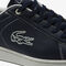 lacoste juniors  carnaby evo contrast colour lace up synthetic sneakers