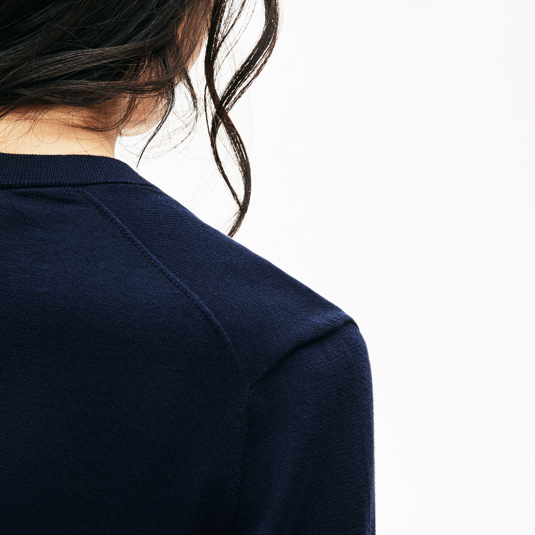 Women's Solid Cotton V-Neck Sweater Women's Solid Cotton V-Neck Sweater