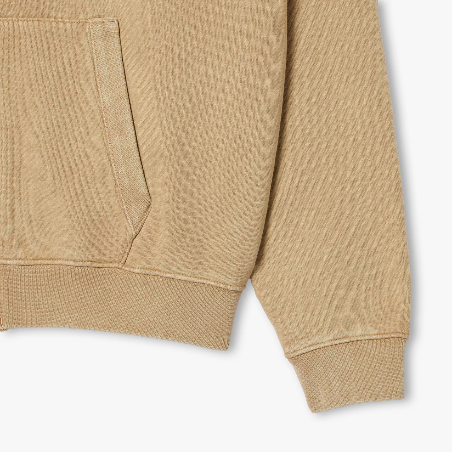 Loose Fit Washed Effect Hoodie