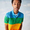 lacoste men s polaroid collaboration color striped classic fit polo