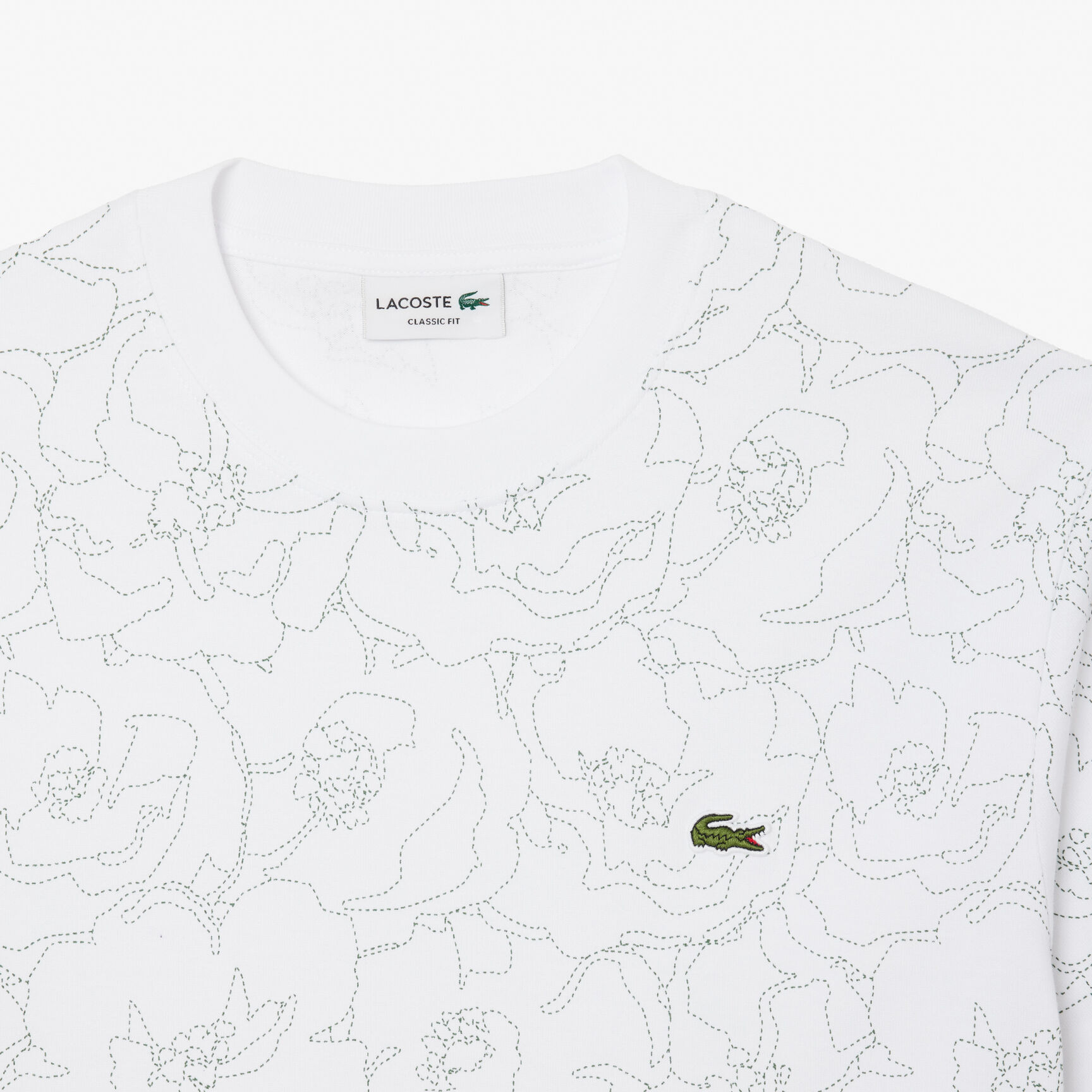 Classic Fit Flower Print T-shirt Classic Fit Flower Print T-shirt