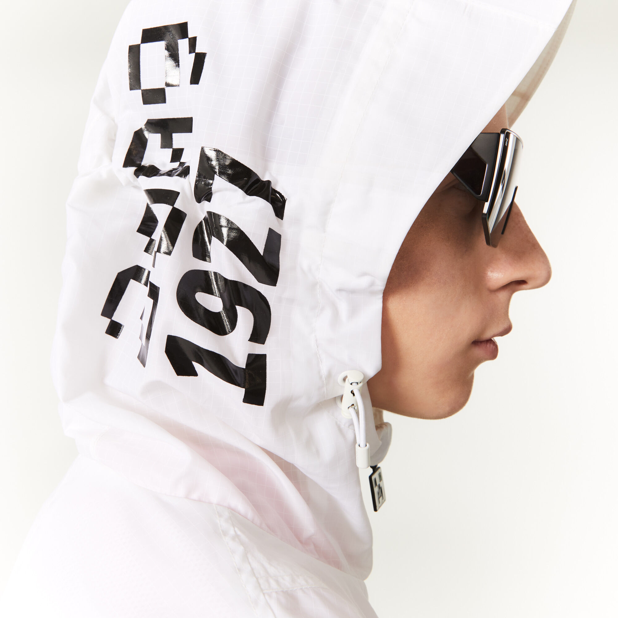 LACOSTE MINECRAFT クロップドパーカー M ホワイト Buy Unisex Lacoste x Minecraft Hooded Cotton Fleece Hoodie
