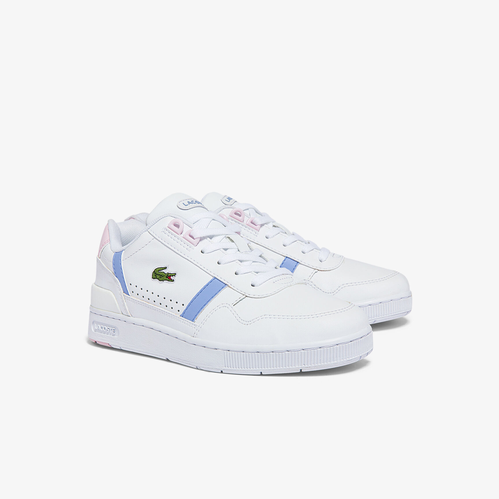 Women's T-Clip Leather and Synthetic Sneakers