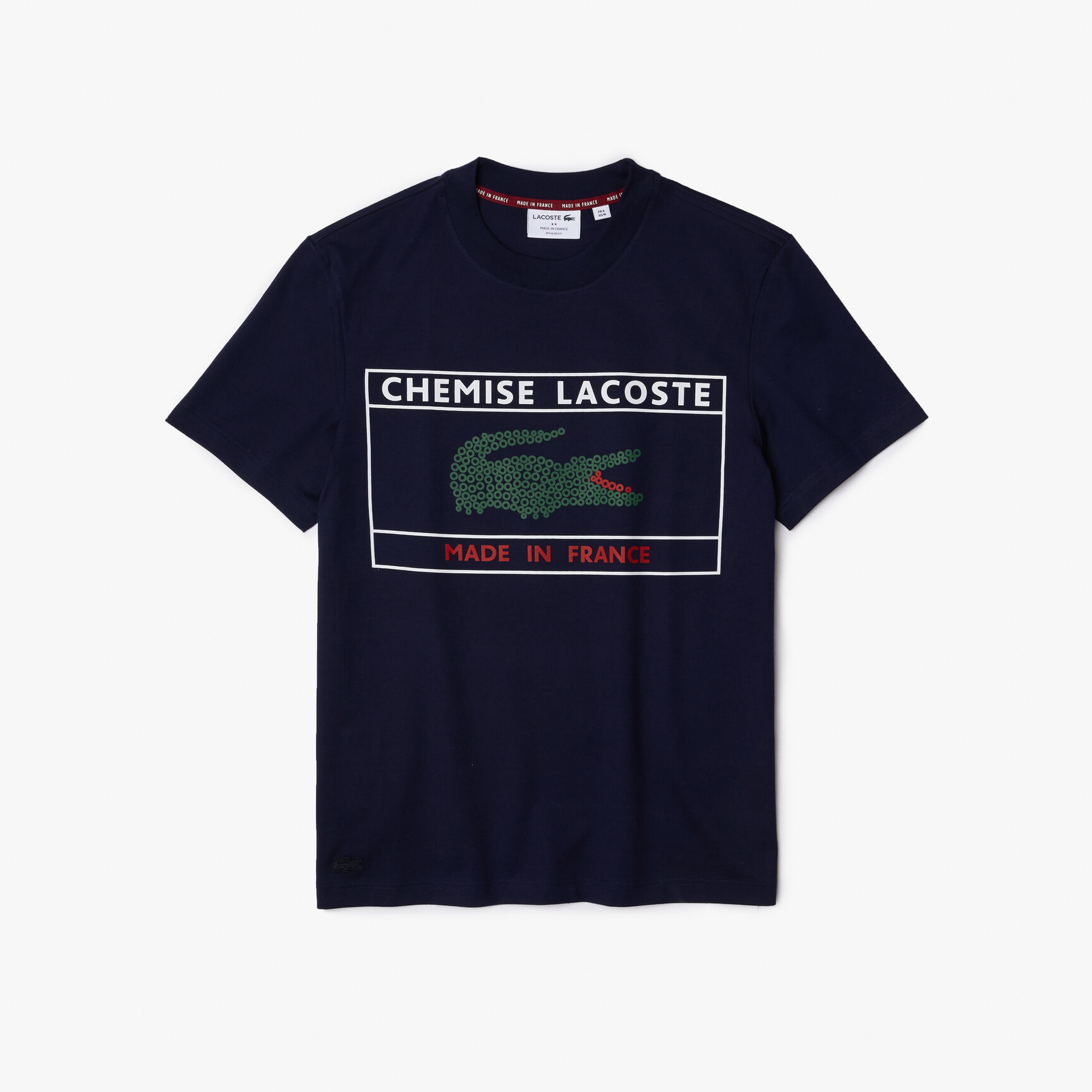 تيشيرت قطن عضوي بطبعة Made In France للرجال تيشيرت قطن عضوي بطبعة Made In France للرجال