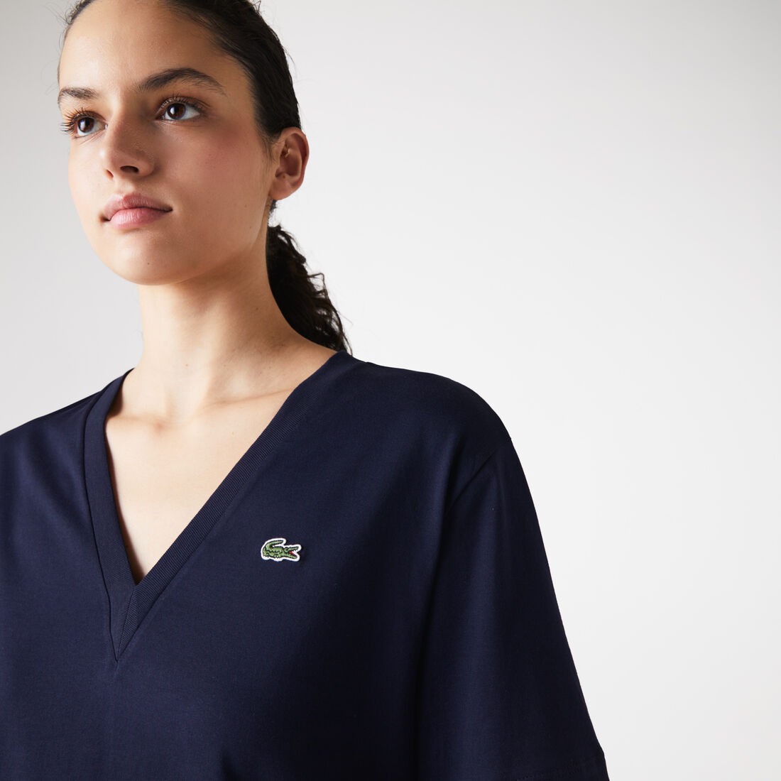 Women's V-Neck Premium Cotton T-shirt Women's V-Neck Premium Cotton T-shirt