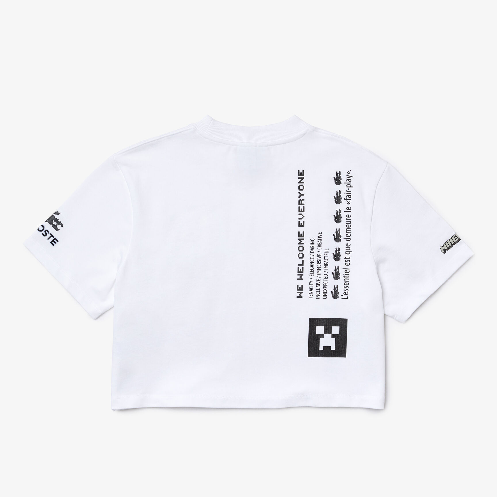 Women's Lacoste L!VE x Minecraft Short Organic Cotton T-Shirt