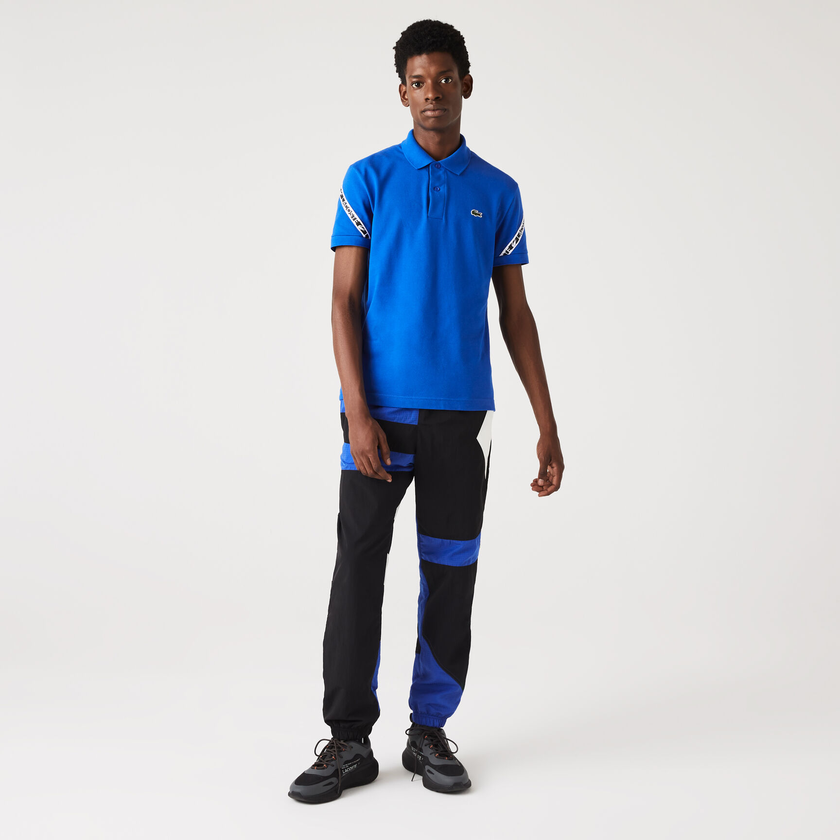 تيشيرت بولو لاكوست بيكيه ميني مطاطي بقصة عادية للرجال