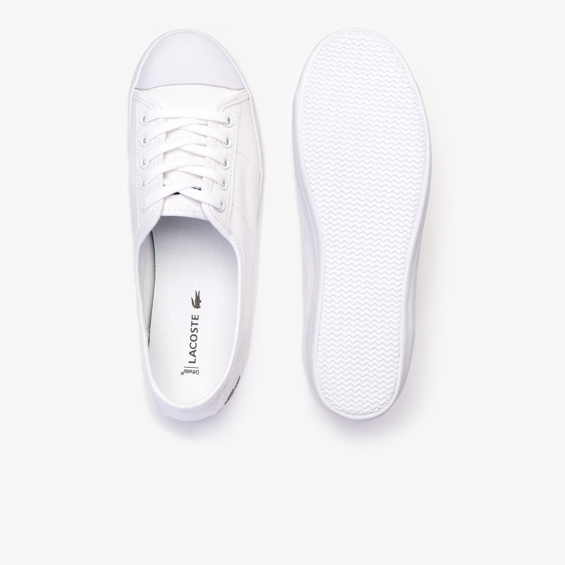 Women's Ziane Canvas Trainers lacoste women s ziane canvas trainers