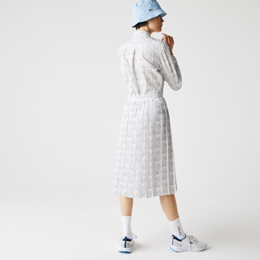 Women’s Lacoste Patterned Flowy Mid-Length Pleated Skirt Women’s Lacoste Patterned Flowy Mid-Length Pleated Skirt