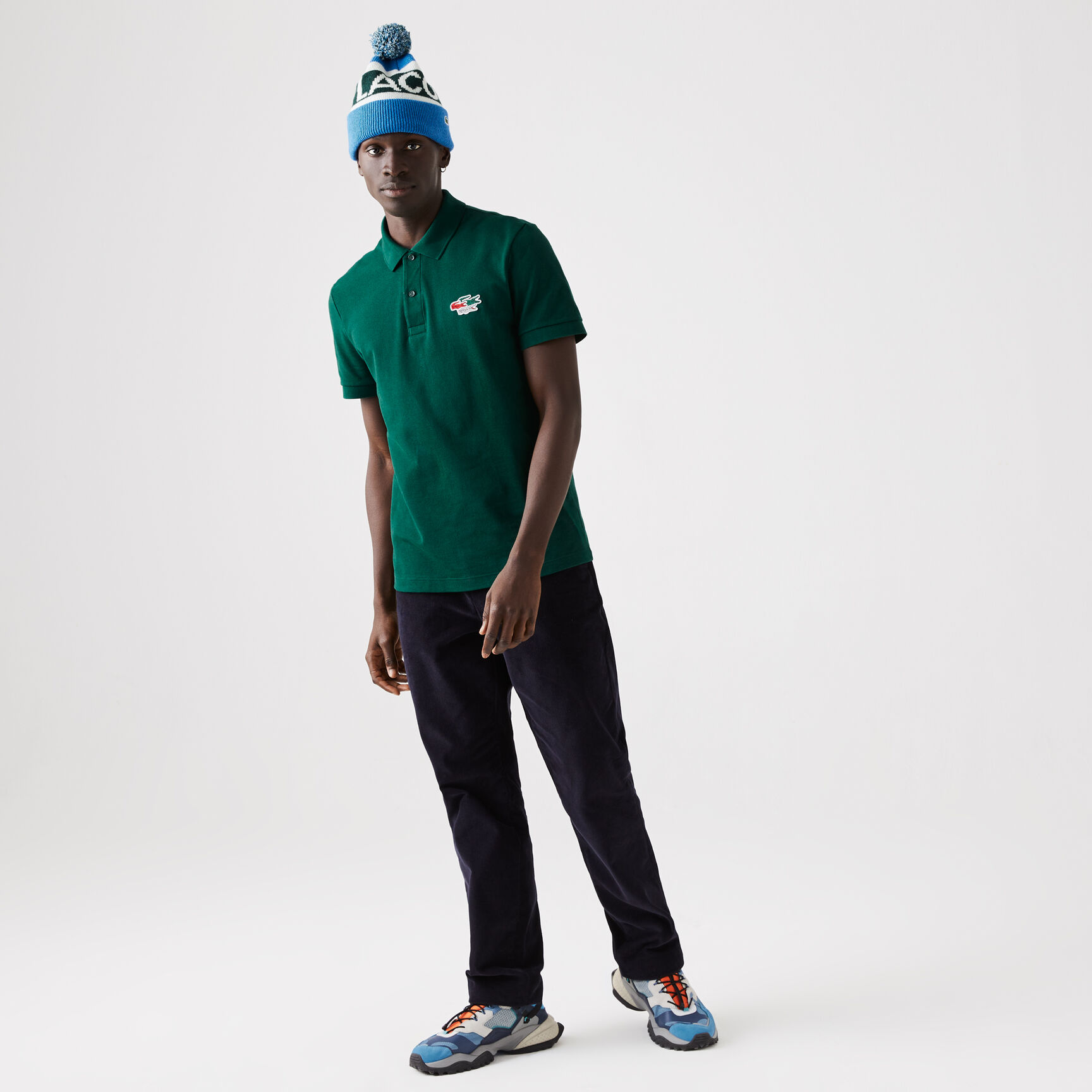 Men’s Lacoste Regular Fit Crocodiles Organic Cotton Polo Men’s Lacoste Regular Fit Crocodiles Organic Cotton Polo