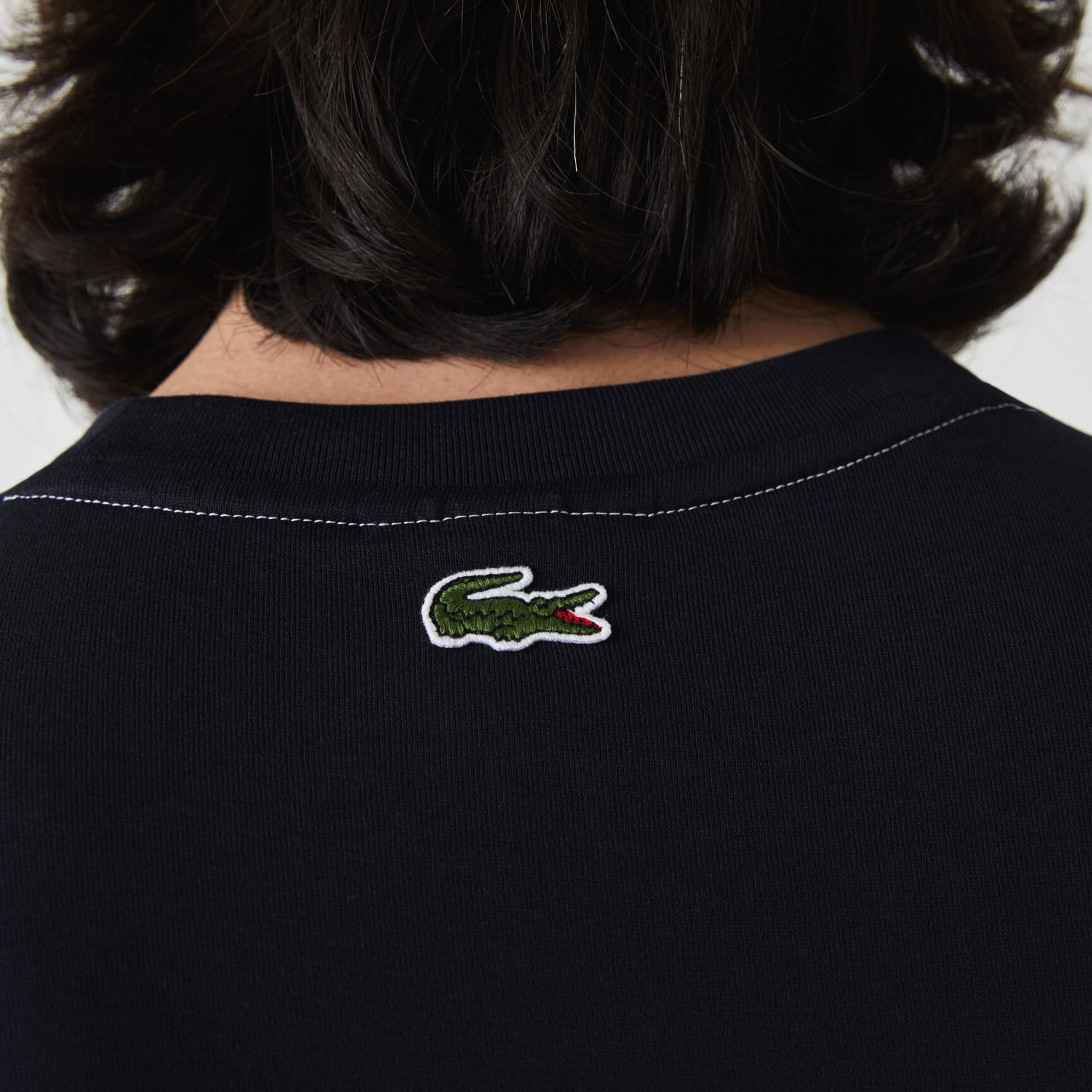 Men&rsquo;s Crew Neck Lacoste 27 Print Cotton T-shirt