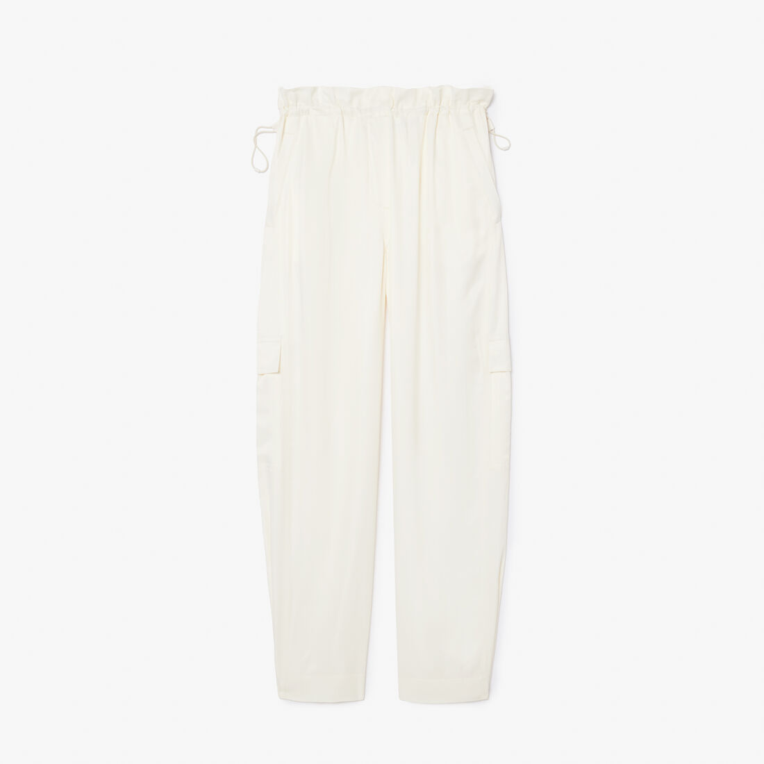 Oversized Satin Cargo Pants