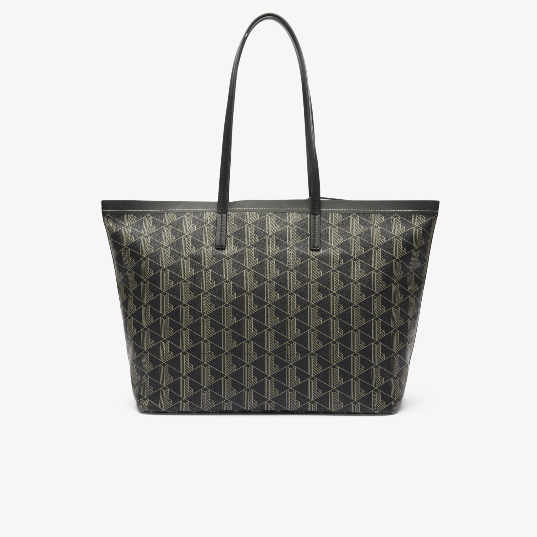 Zely Grained Tote with Pouch lacoste zely grained tote with pouch