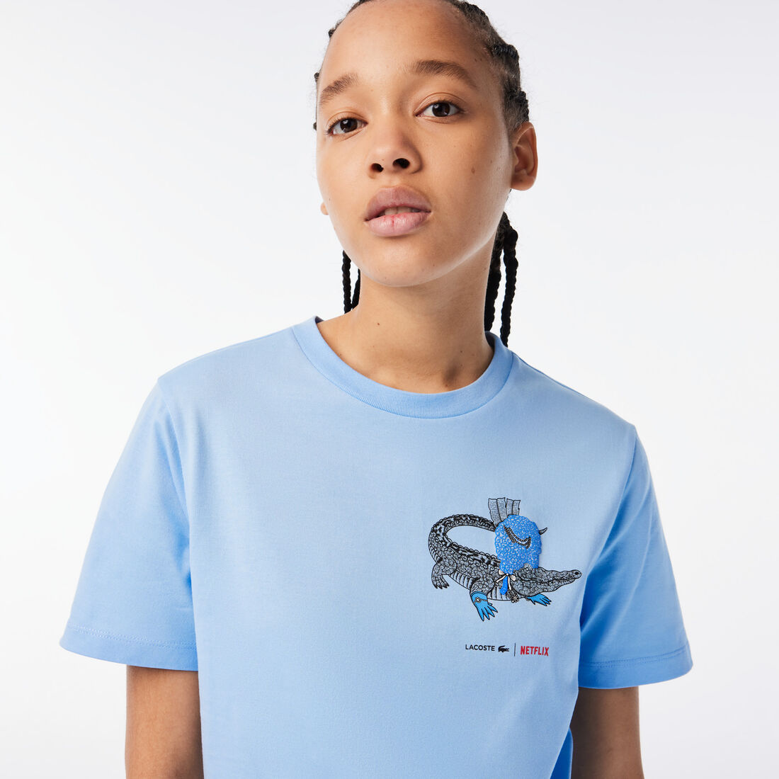 Women's Lacoste x Netflix Organic Cotton Jersey T-shirt Women's Lacoste x Netflix Organic Cotton Jersey T-shirt