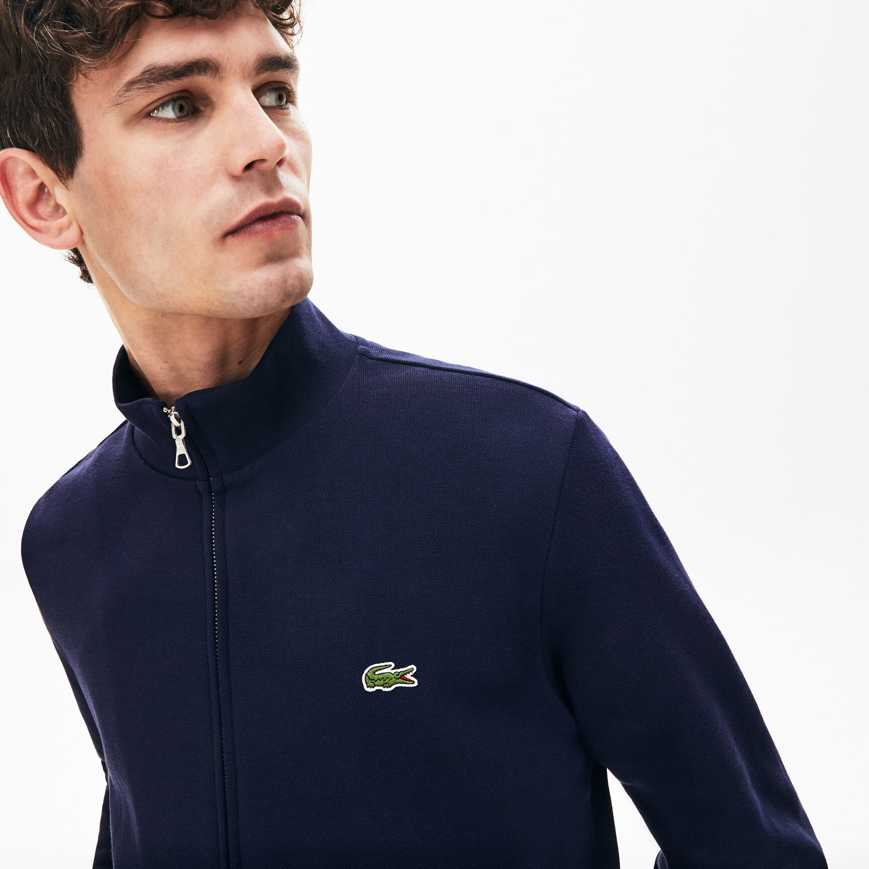 قميص ثقيل من الصوف بياقة واقفة مزودة بسحاب للرجال قميص ثقيل من الصوف بياقة واقفة مزودة بسحاب للرجال