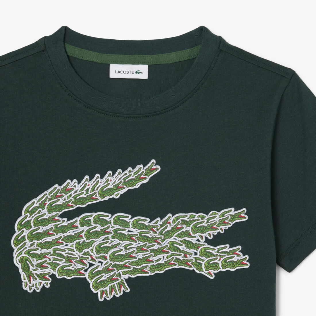 Crocodile Print Cotton T-shirt Crocodile Print Cotton T-shirt