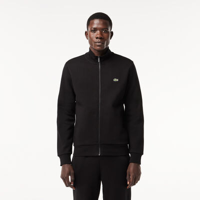 Men's Lacoste Regular Fit Brushed Fleece Zippered Sweatshirt