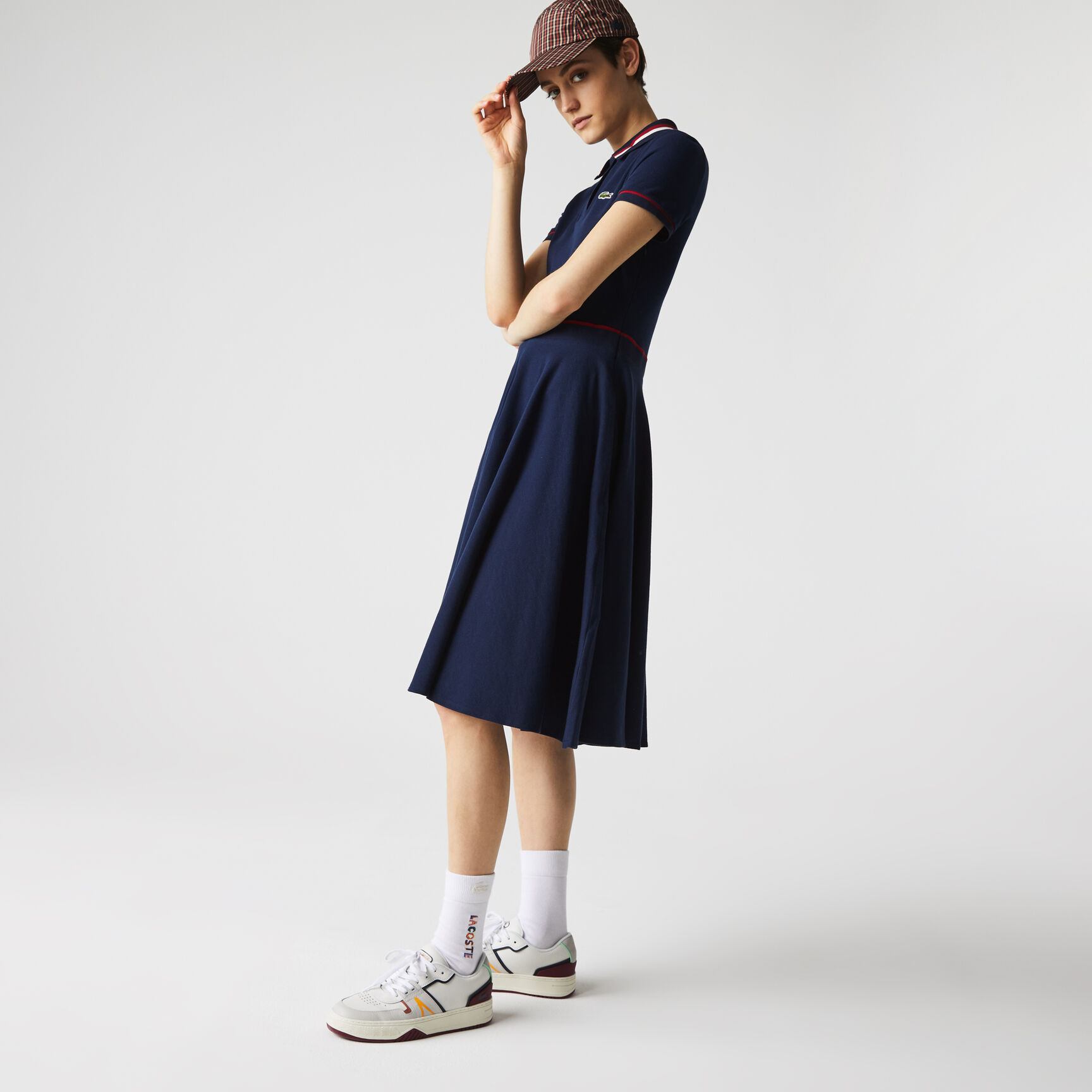 Women's Made in France Organic Cotton Petit Piqué Polo Dress Women's Made in France Organic Cotton Petit Piqué Polo Dress
