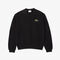 Loose Fit Badge Accent Fleece Sweatshirt lacoste loose fit badge accent fleece sweatshirt