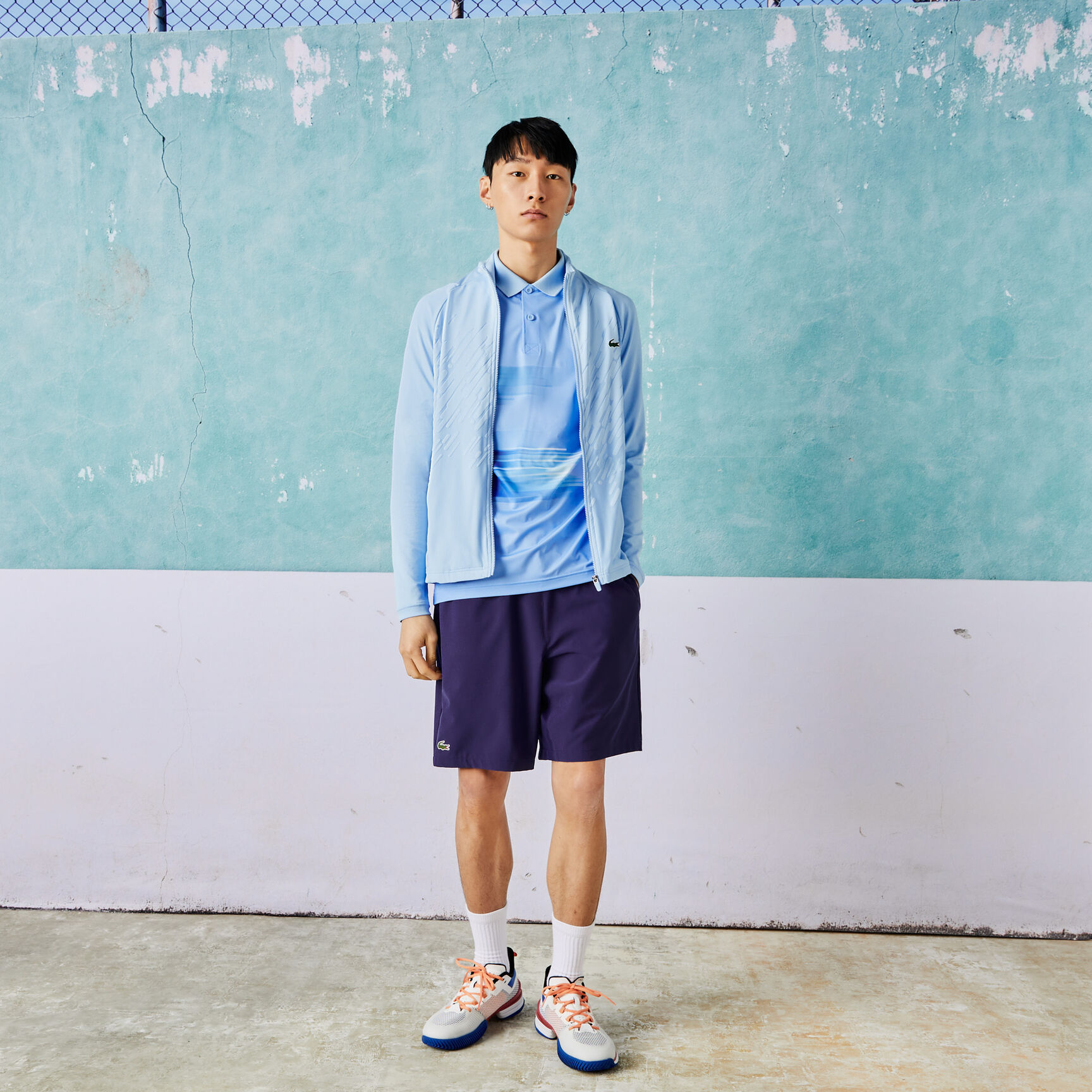 Men’s Lacoste SPORT x Novak Djokovic Technical Zip Jacket Men’s Lacoste SPORT x Novak Djokovic Technical Zip Jacket