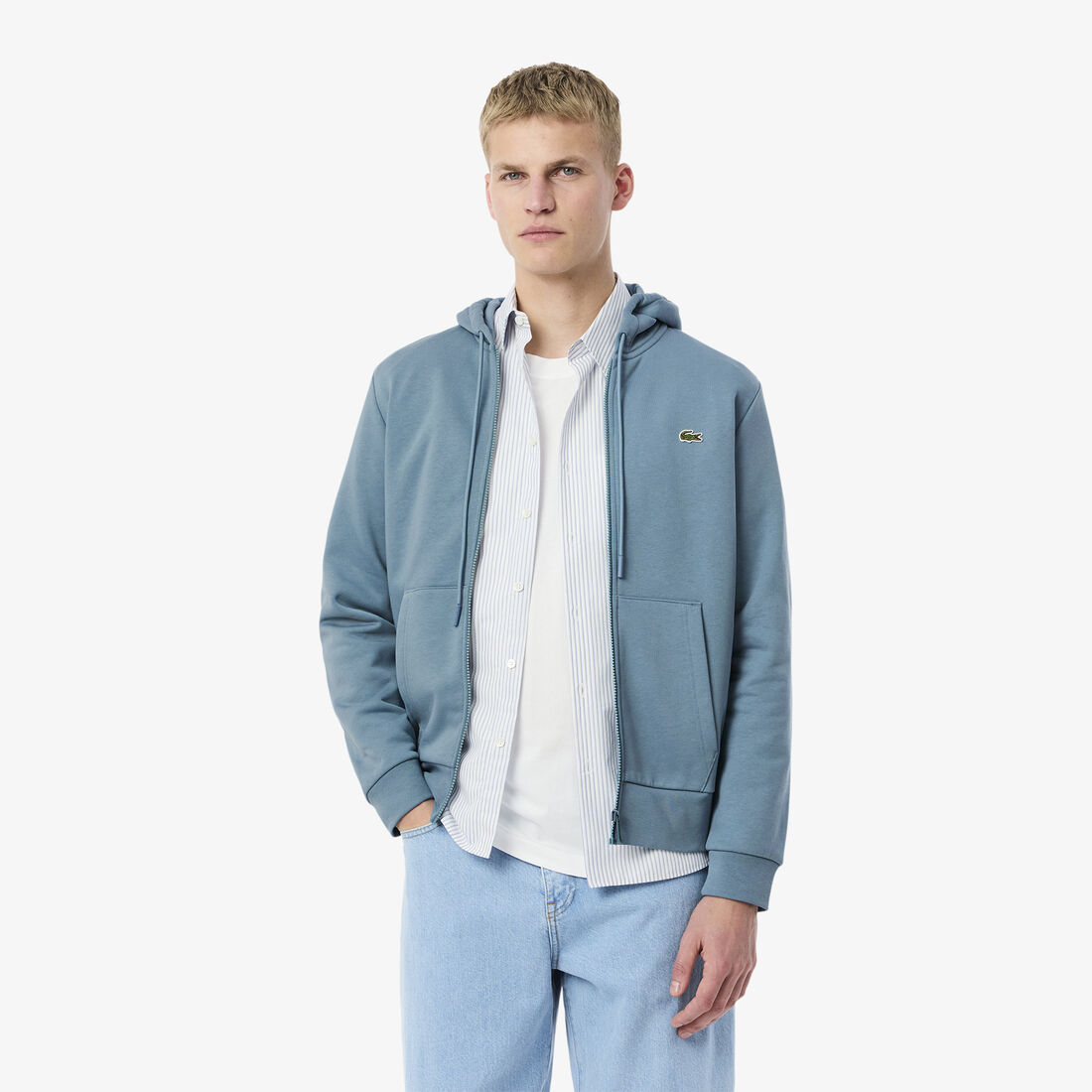 Zip-Up Fleece Hoodie