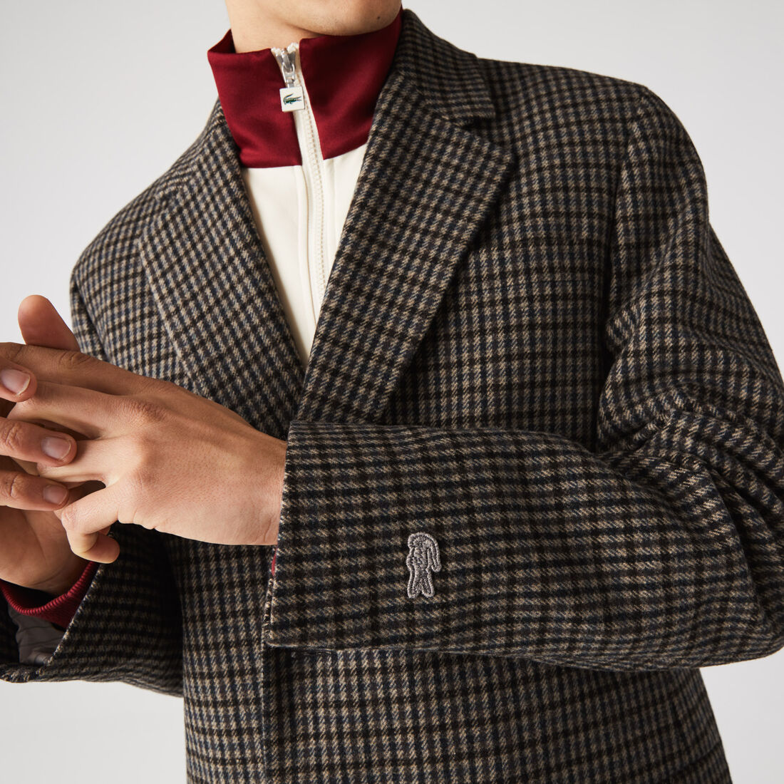 Men's Checked Responsible Wool Chesterfield Jacket Men's Checked Responsible Wool Chesterfield Jacket