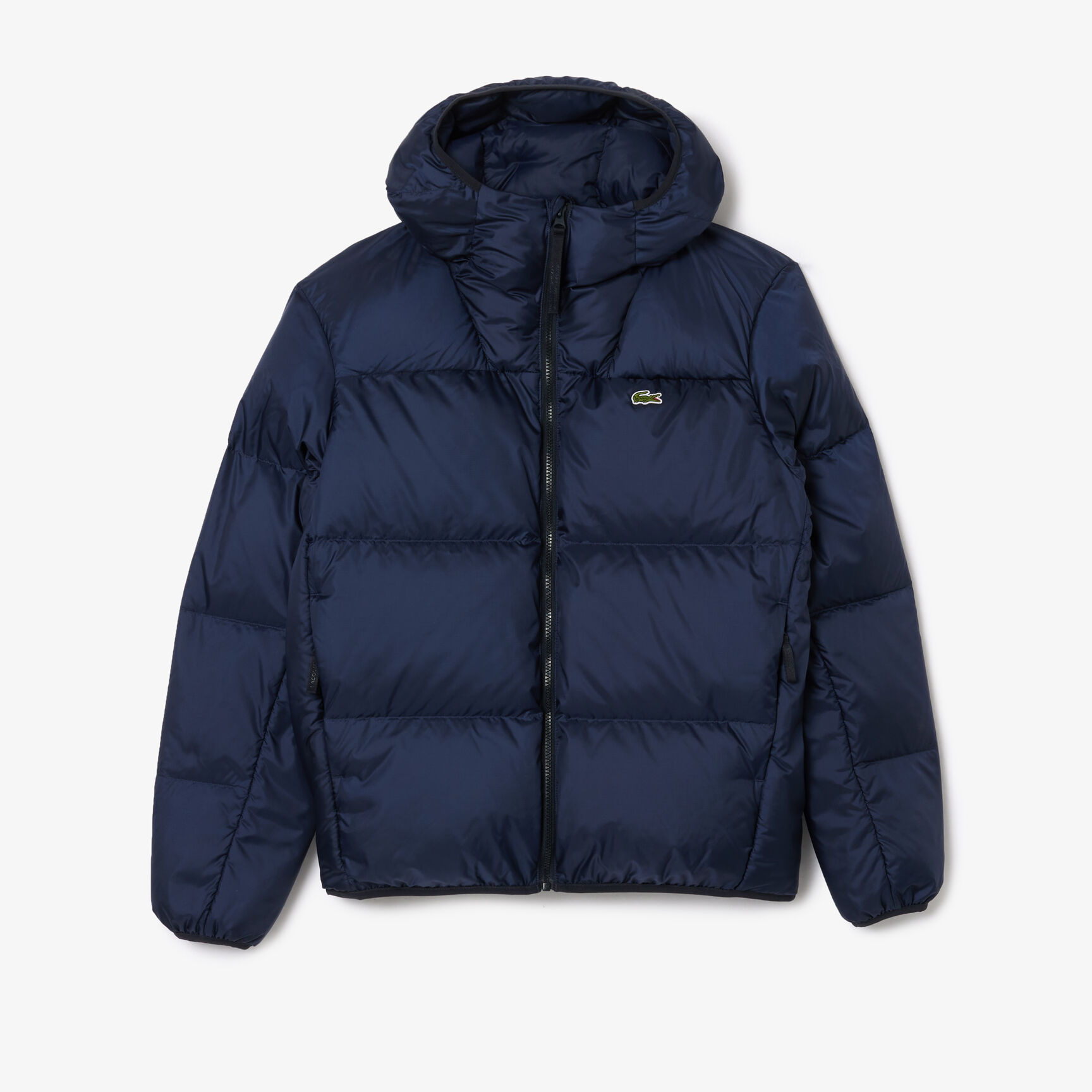 Short Water-Repellent Hooded Puffed Jacket Short Water-Repellent Hooded Puffed Jacket