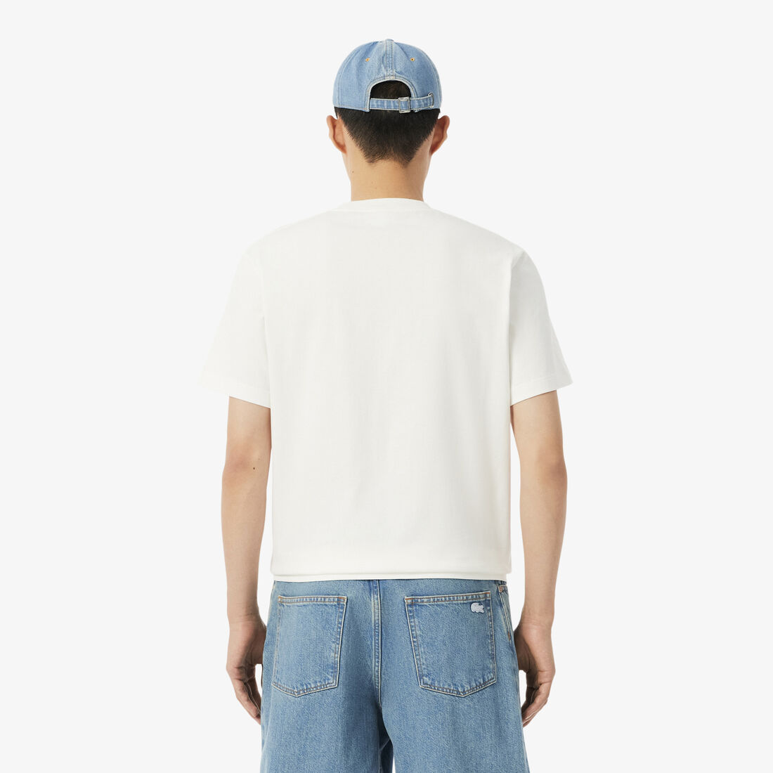 تي شيرت جيرسي ثقيل بطبعة تمساح تي شيرت جيرسي ثقيل بطبعة تمساح