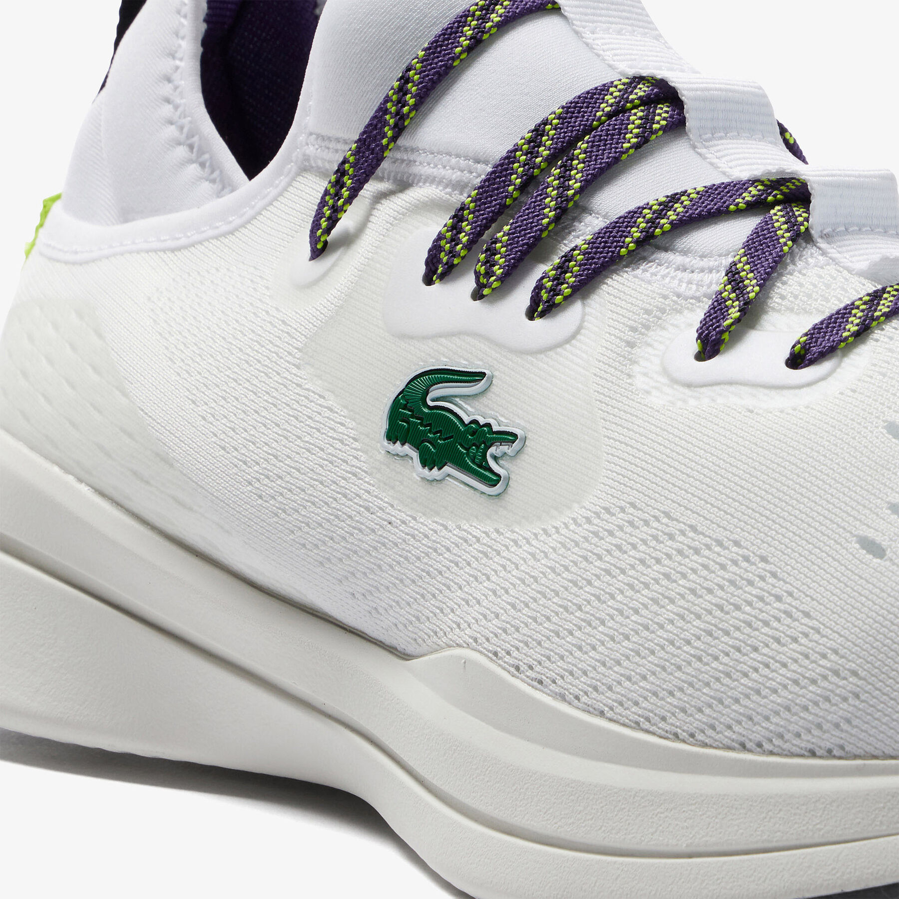 men s lacoste run spin comfort textile trainers