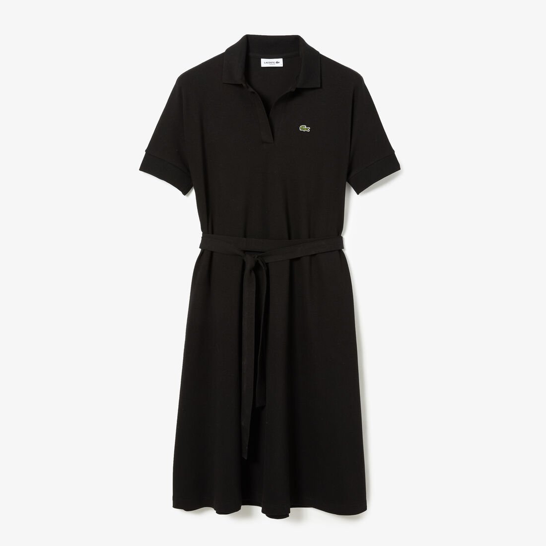 Women's Loose Fit V-neck Piqué Polo Dress Women's Loose Fit V-neck Piqué Polo Dress