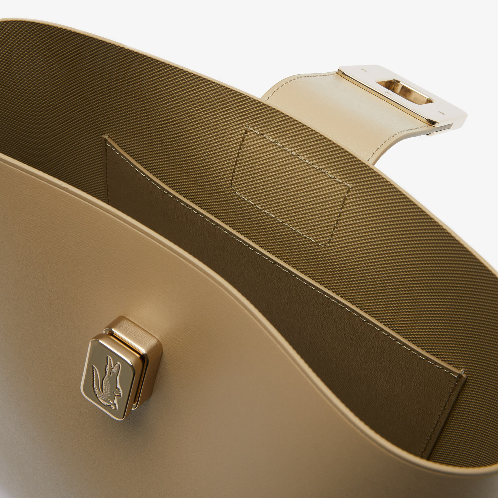 Women's Amelia Metal Clasp Leather Hobo Bag