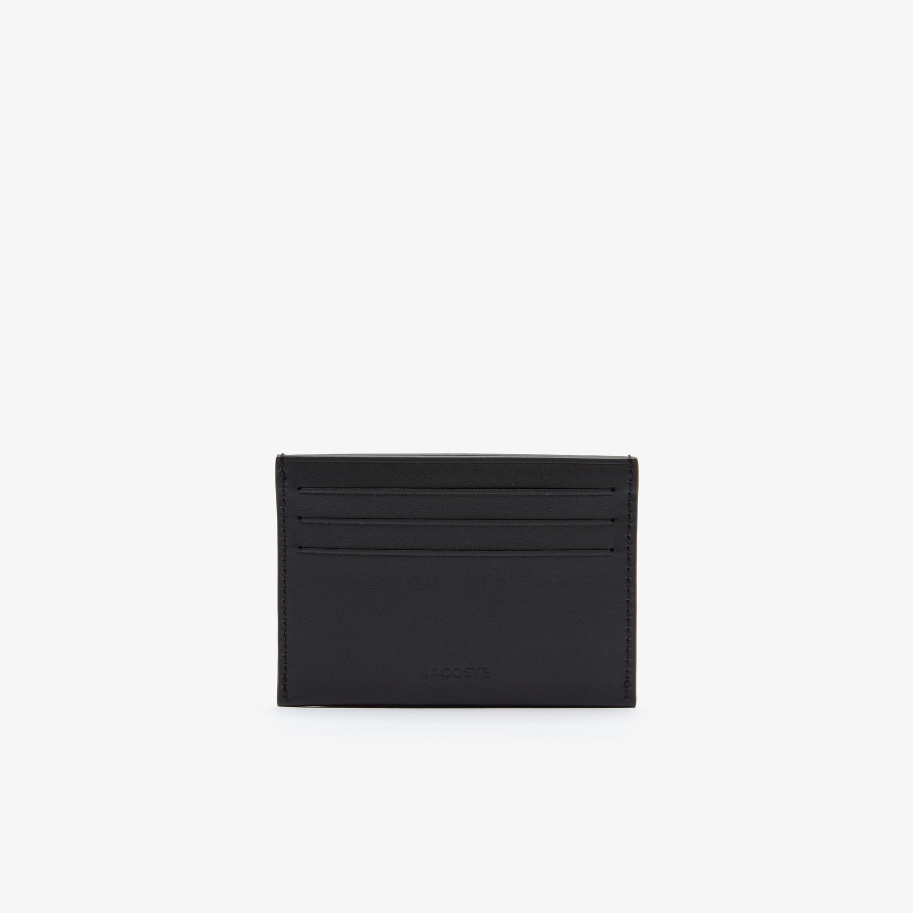 lacoste fg leather card holder