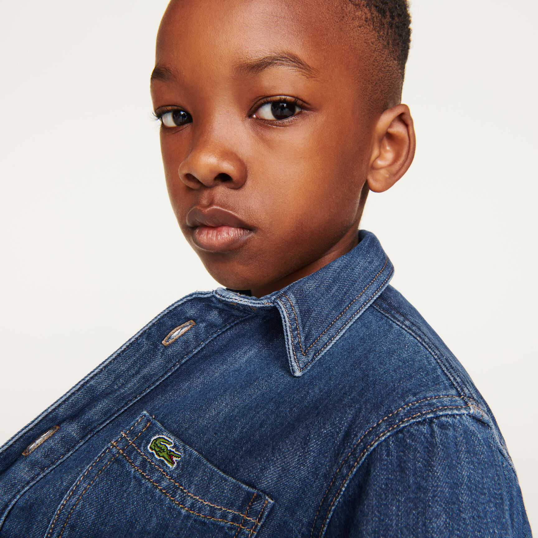 Boys' Organic Cotton Regular Fit Jean Shirt Boys' Organic Cotton Regular Fit Jean Shirt