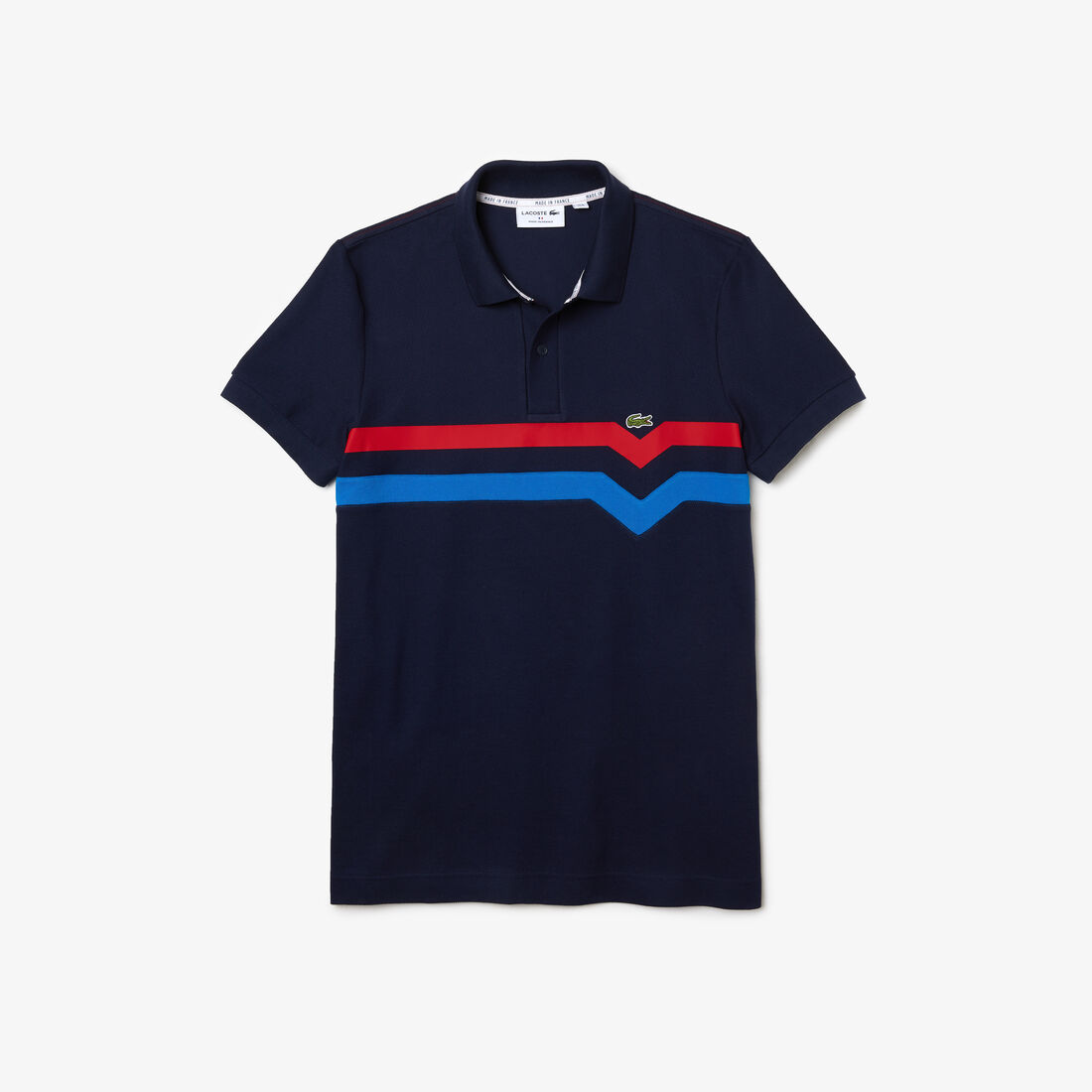 قميص بولو رجالي مصنوع من القطن العضوي بقصة عادية من مجموعة Lacoste قميص بولو رجالي مصنوع من القطن العضوي بقصة عادية من مجموعة Lacoste