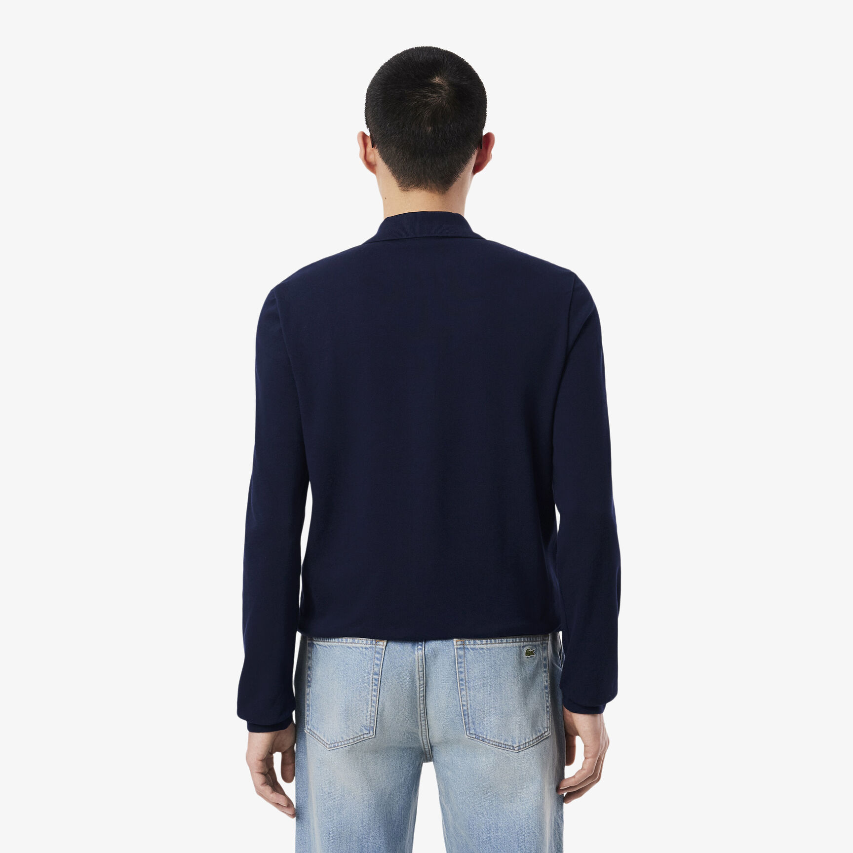 Classic Fit Long Sleeved L.12.12 Polo Shirt Classic Fit Long Sleeved L.12.12 Polo Shirt