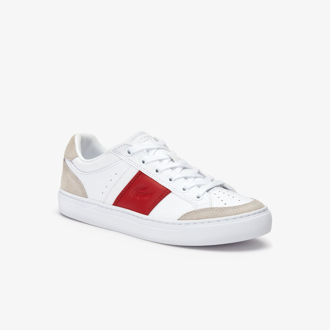 Men's Courtline Leather and Suede Trainers