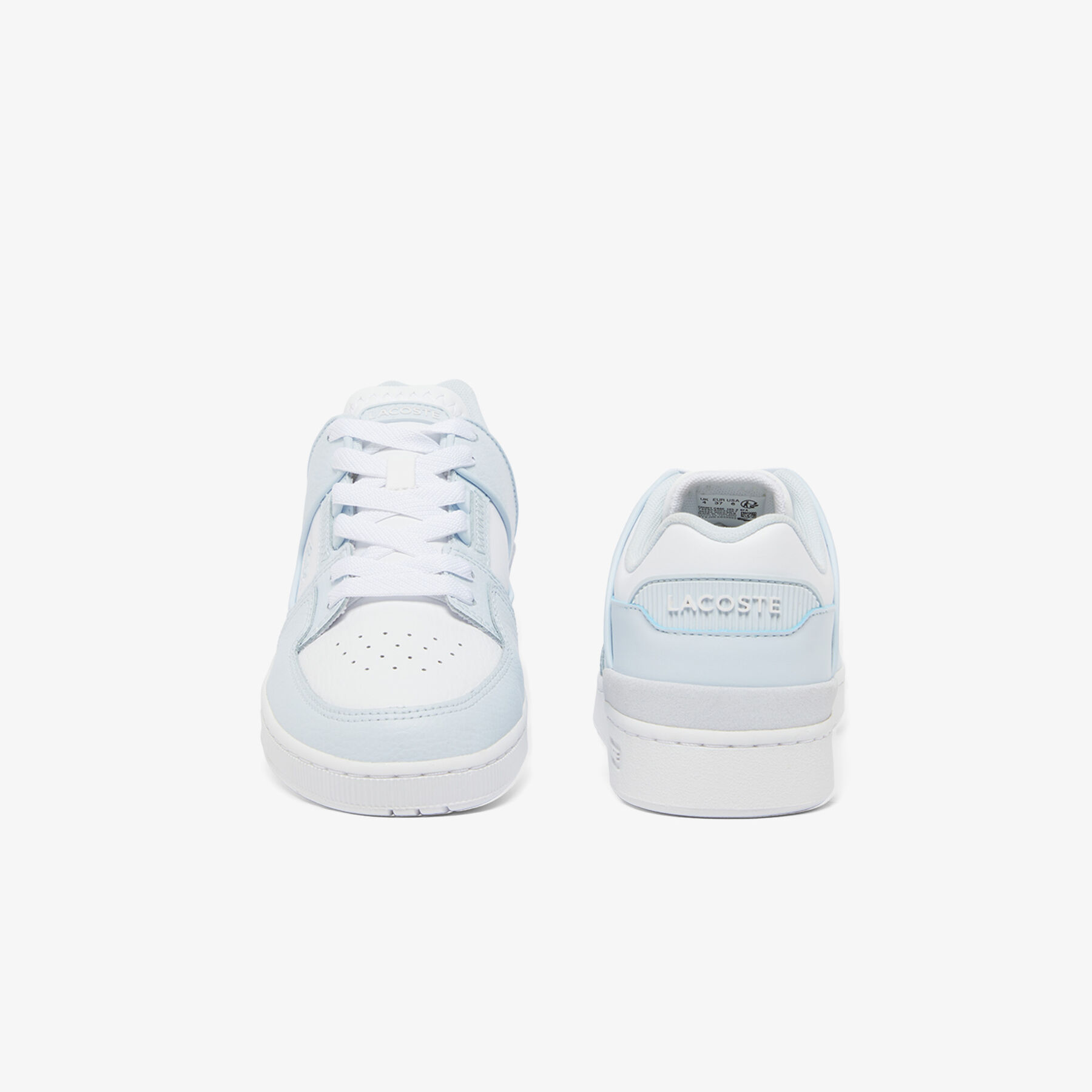 lacoste women s court cage leather sneakers