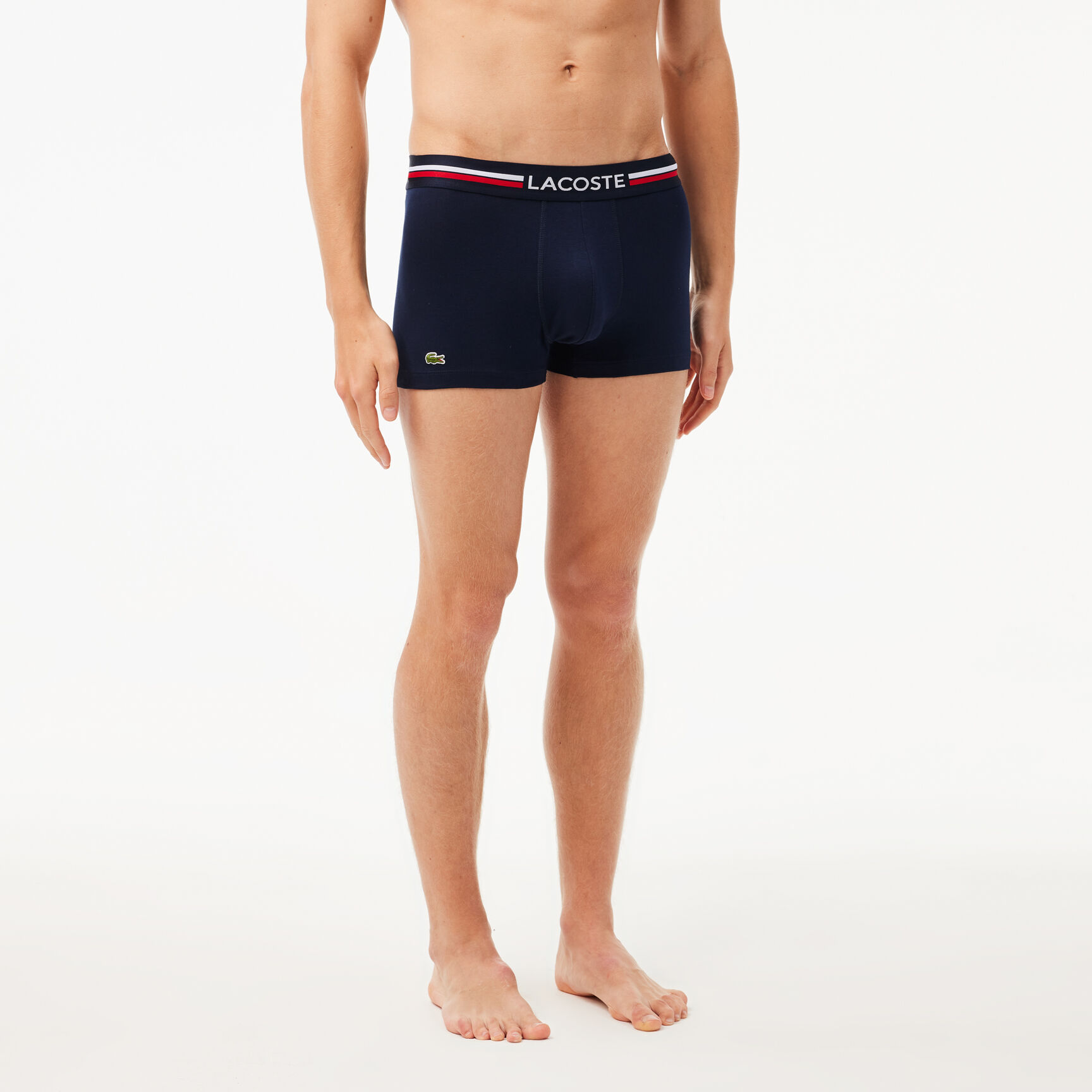 Pack Of 3 Iconic Trunks With Three-Tone Waistband Pack Of 3 Iconic Trunks With Three-Tone Waistband