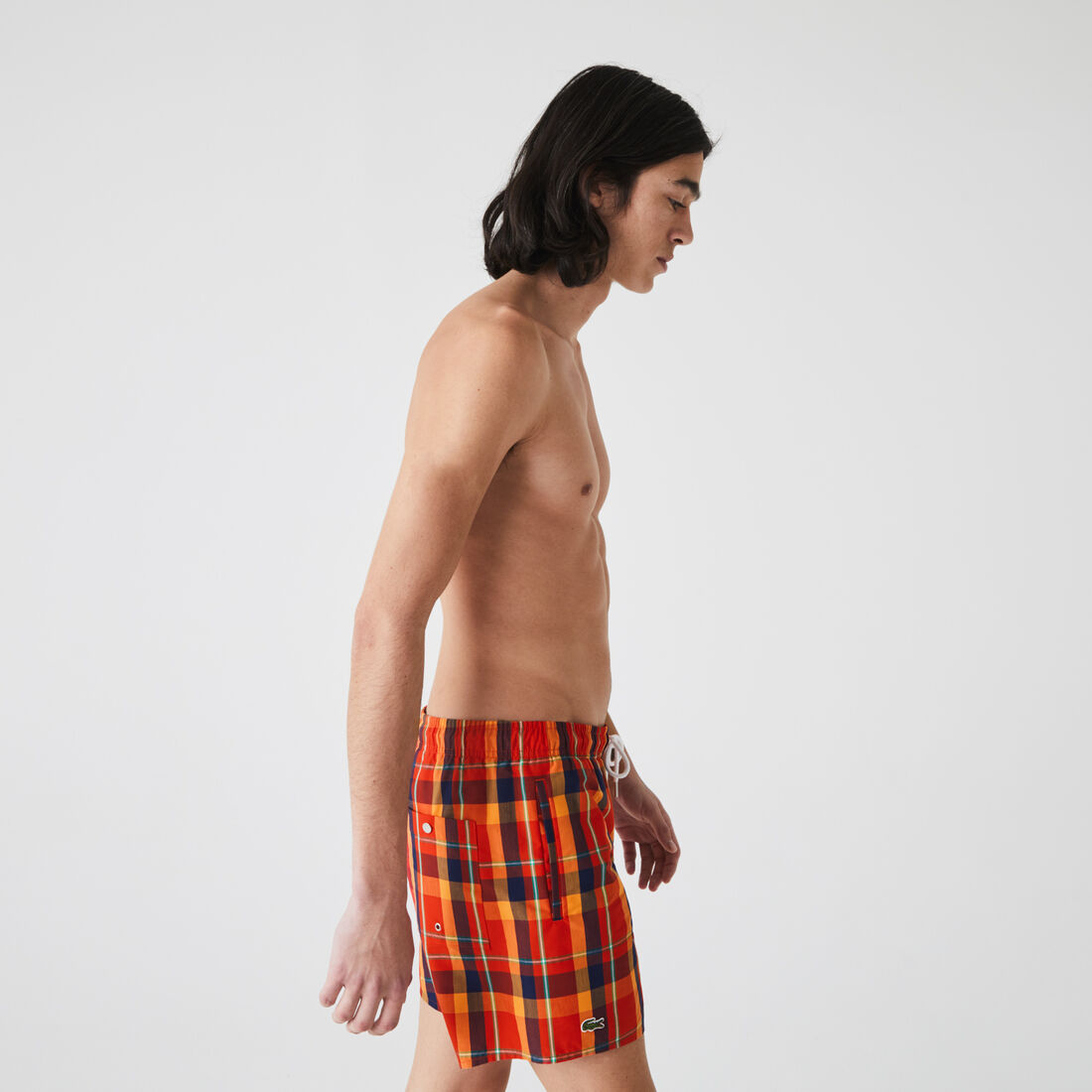 Men’s Check Print Swimming Trunks Men’s Check Print Swimming Trunks