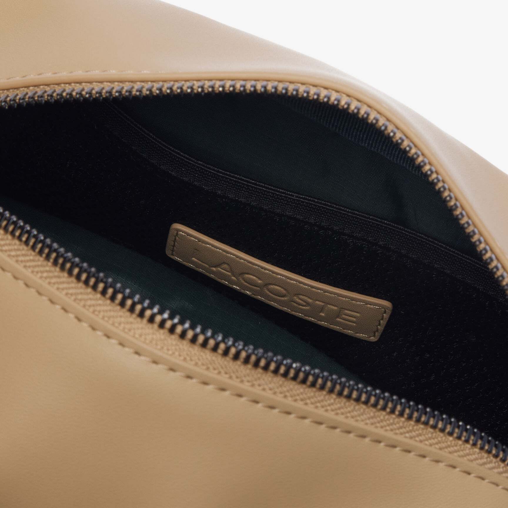 Leather Monogram Print Pouch Purse